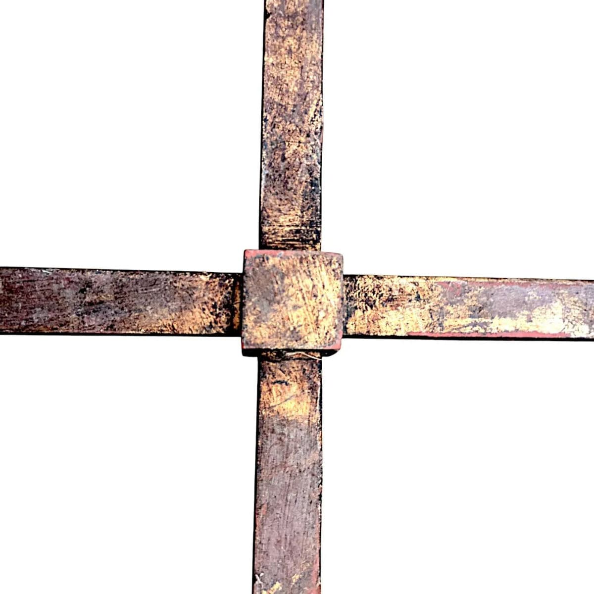 Spanish Revival Parcel-Gilt Wrought Iron & Glass Quatrefoil Legged Round Coffee Tables - 2 Available - Thumbnail 14