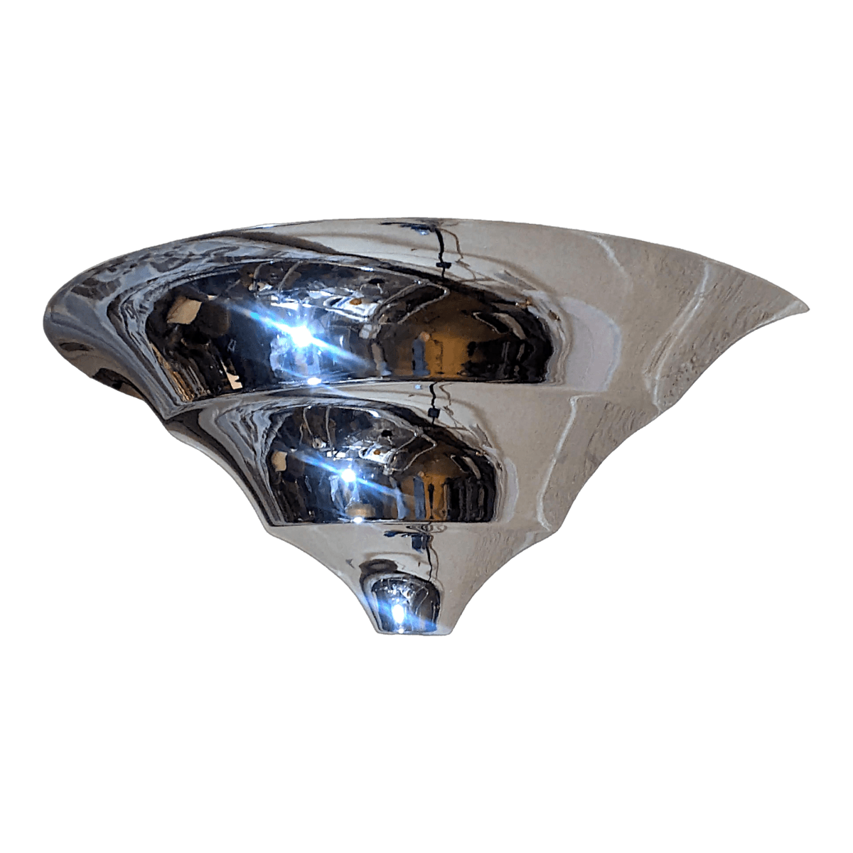 1930s Art Deco Demilune Wall Sconce Attributed to Jean Perzel - Thumbnail 2