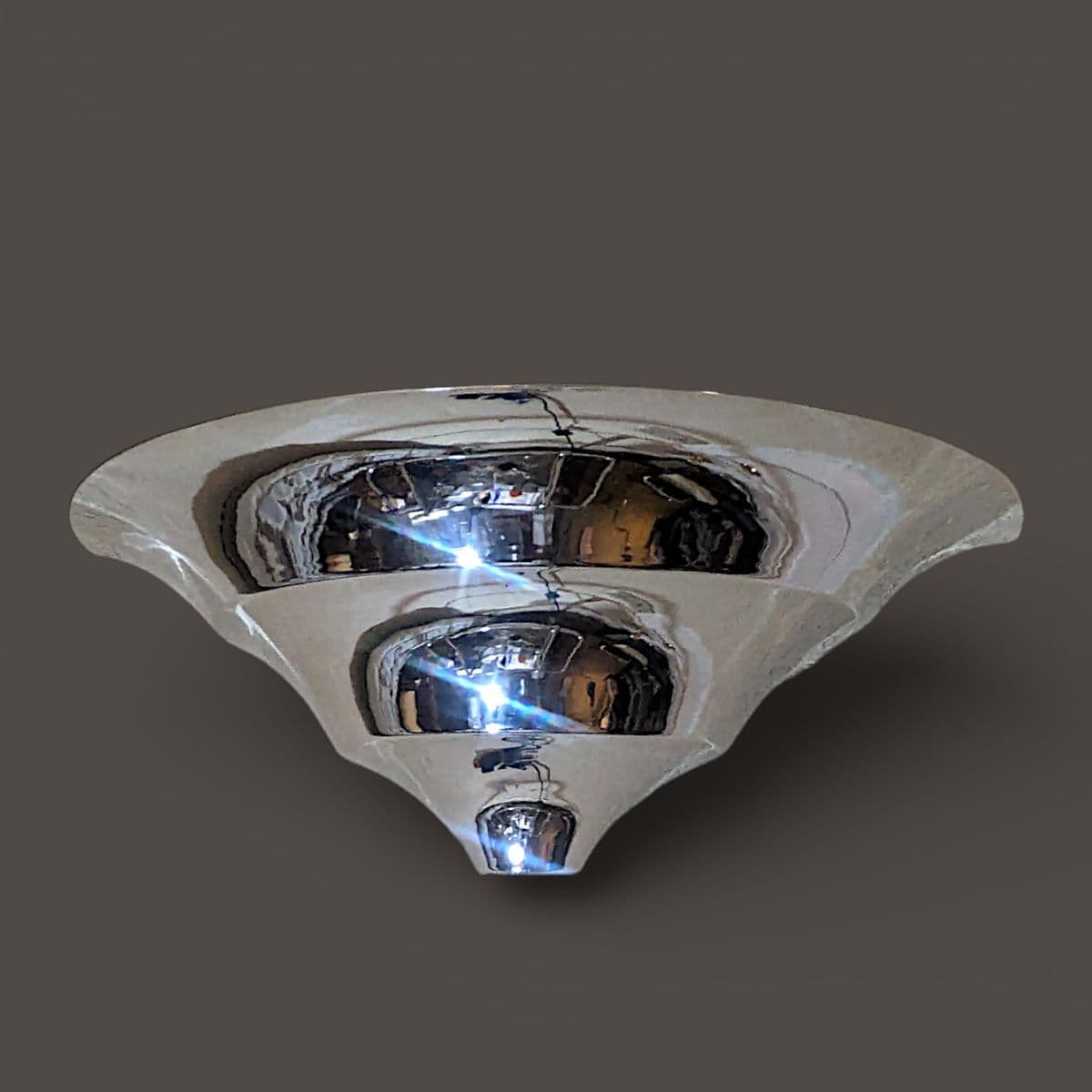 1930s Art Deco Demilune Wall Sconce Attributed to Jean Perzel - Thumbnail 6