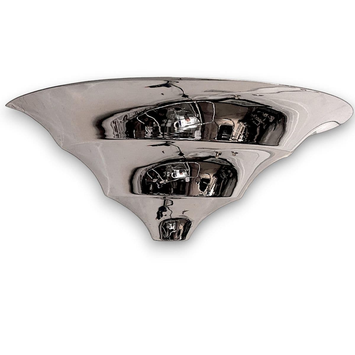 1930s Art Deco Demilune Wall Sconce Attributed to Jean Perzel - Thumbnail 4