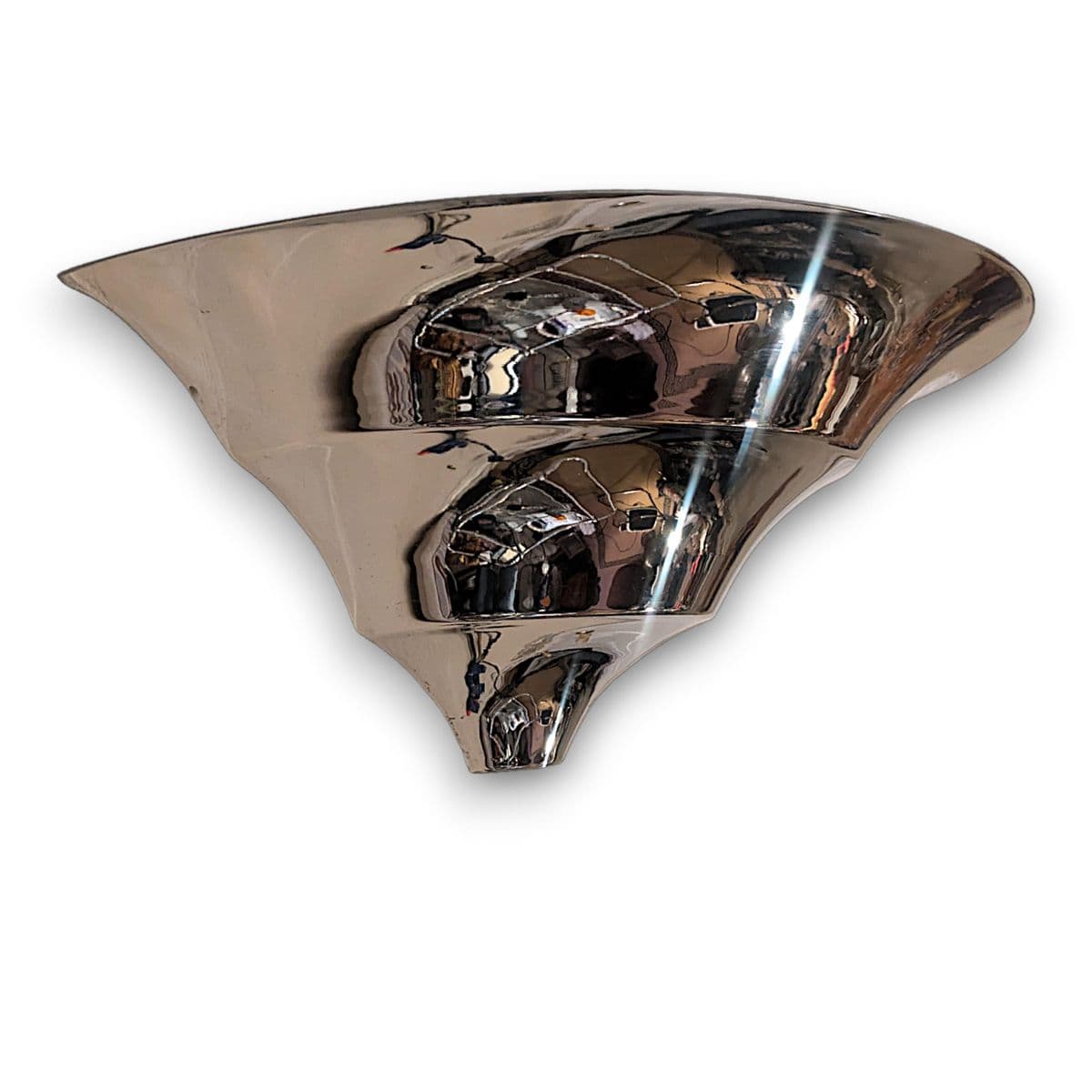 1930s Art Deco Demilune Wall Sconce Attributed to Jean Perzel - Thumbnail 8