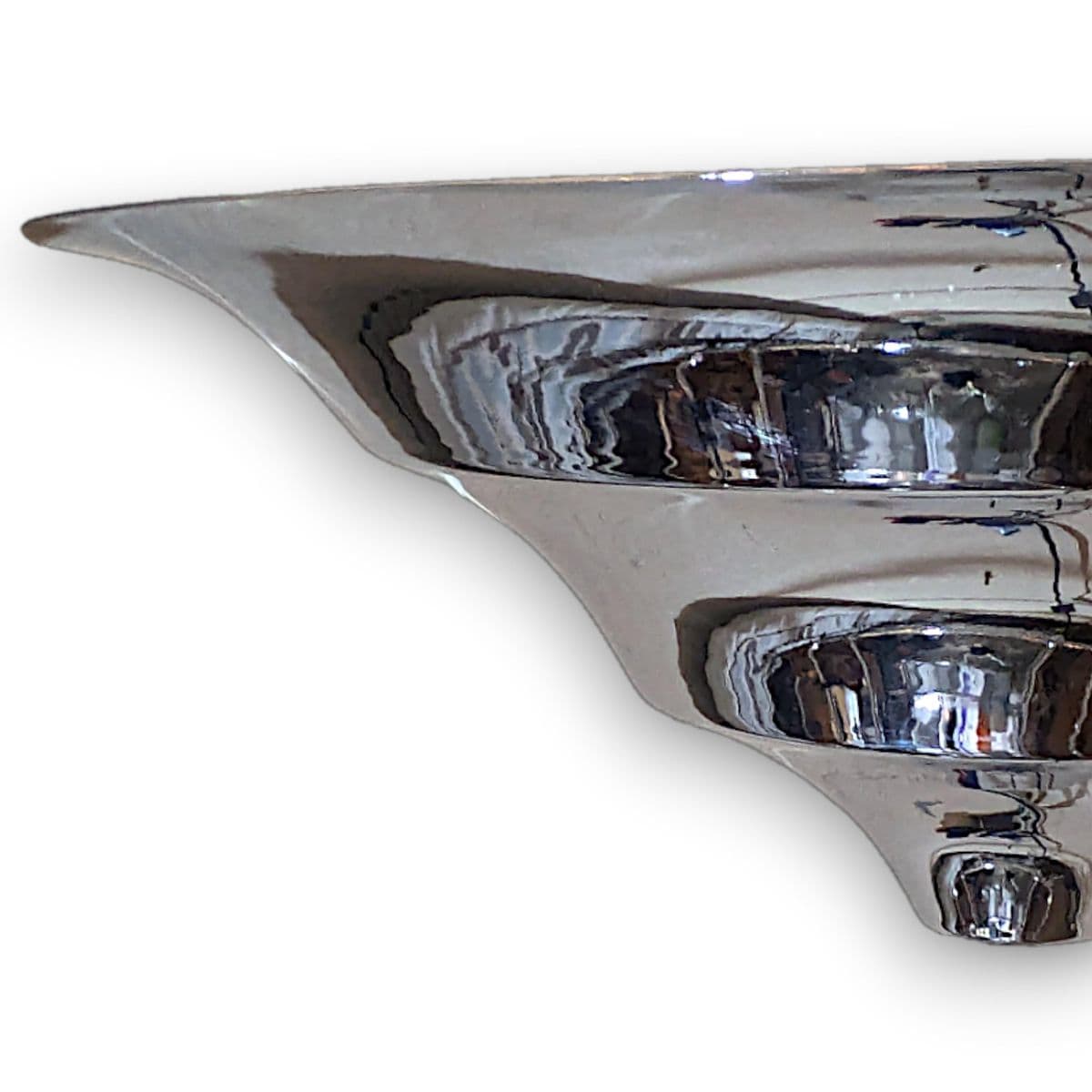 1930s Art Deco Demilune Wall Sconce Attributed to Jean Perzel - Thumbnail 3