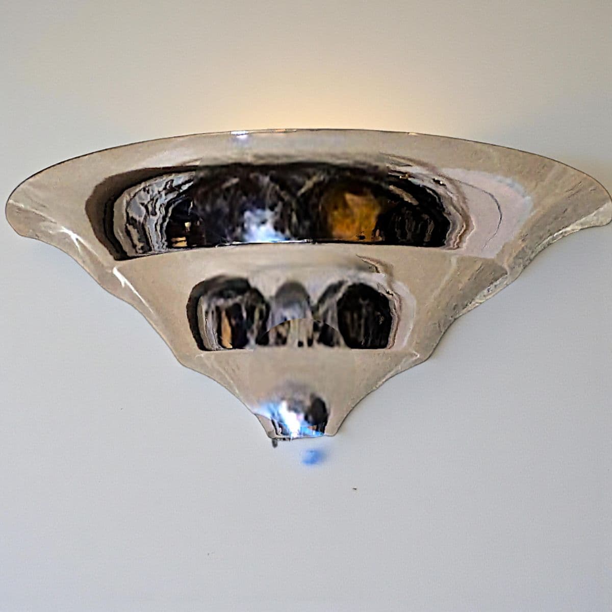 1930s Art Deco Demilune Wall Sconce Attributed to Jean Perzel - Thumbnail 5