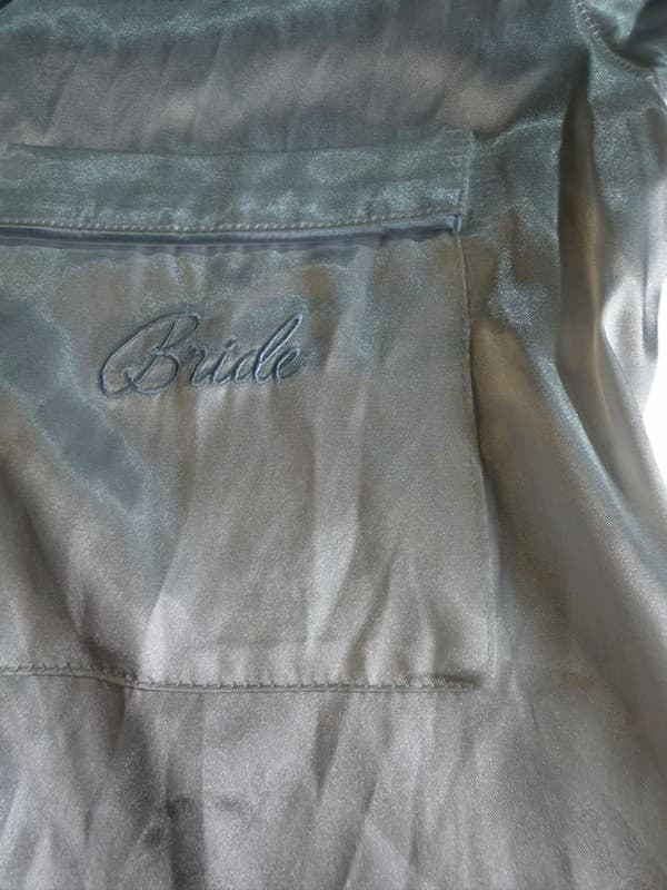 In Bloom By Jonquil Pajama Top White Satin Shirt XS PJ Button Up Shirt NEW - Thumbnail 8