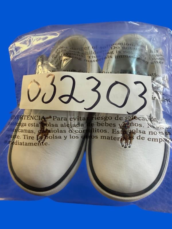 Polo Ralph Lauren Bal Harbour White Faux Leather Slip-On Toddler Shoes 4 - Thumbnail 8