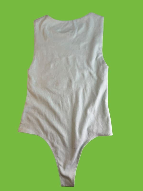 Steve Madden Women's Mint Green Sleeveless Crew Neck Bodysuit Size Small - Thumbnail 2