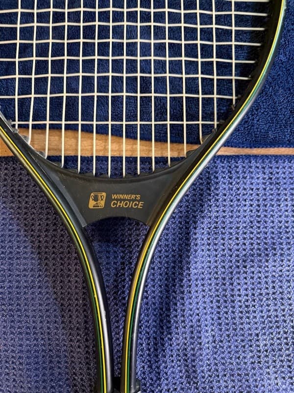 Vintage Tennis Racquet Set Lot 3: Wilson Jack Kramer Pro Staff with Wooden Press - Thumbnail 7