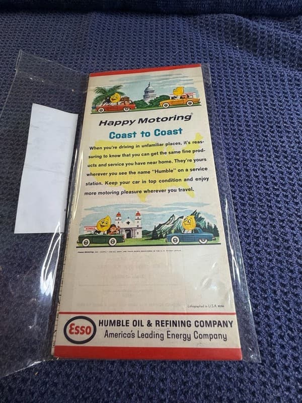 Vintage 1965 Esso Miami Florida East Coast Road Map & Visitor's Guide - Thumbnail 3