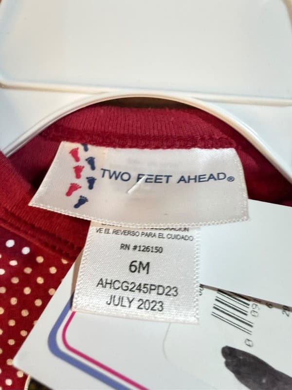 Florida State Seminoles Baby Girls Crimson Pin Dot Tutu Creeper Bodysuit 6 Mnths - Thumbnail 3