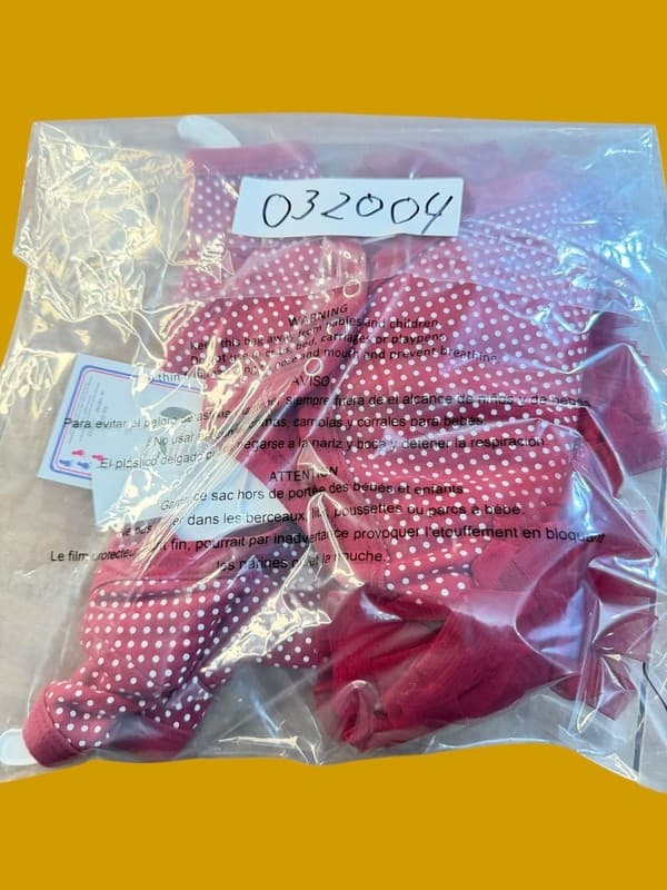 Florida State Seminoles Baby Girls Crimson Pin Dot Tutu Creeper Bodysuit 6 Mnths - Thumbnail 6