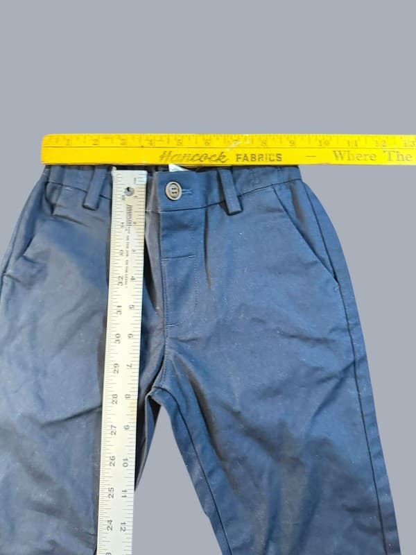 NEXT Toddler Boys Navy Chino Trousers (Part of 4 Piece Set) Size 3-4yrs - Thumbnail 9