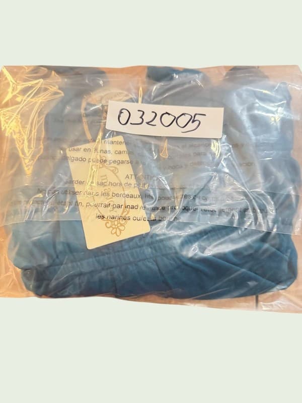 Joyfolie Mia Joy Blue Long Sleeve High-Low Ruffle Hem Girl's Dress Size 3 - Thumbnail 7