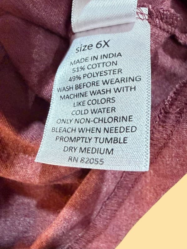 Wes and Willy Girls Florida State Seminoles Retro Hippy Ruffle Sleeve T-shirt 6X - Thumbnail 9