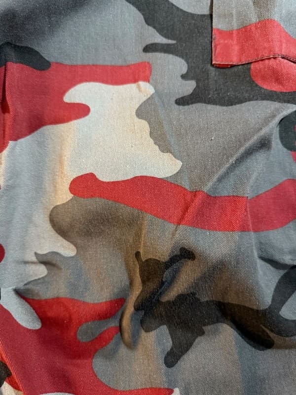 Regal Wear Red and Gray Camouflage Cargo Pants Medium 32” - Thumbnail 4