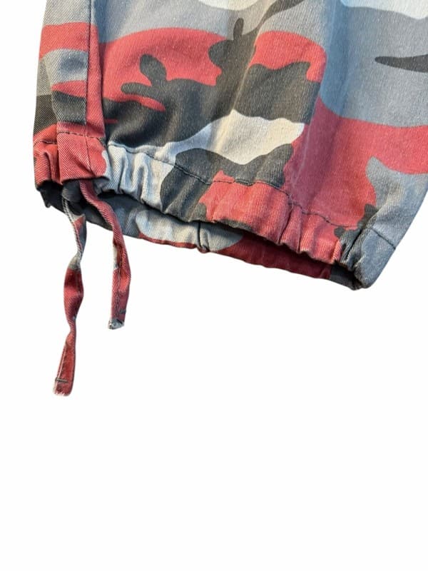 Regal Wear Red and Gray Camouflage Cargo Pants Medium 32” - Thumbnail 3