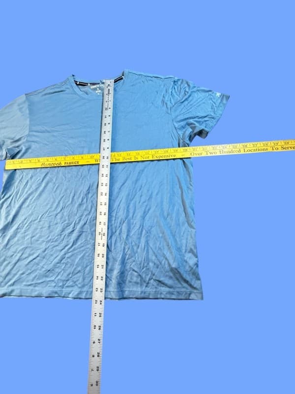 Kenneth Cole Active Men's Modal Performance Short Sleeve T-Shirt Size M Blue - Thumbnail 4