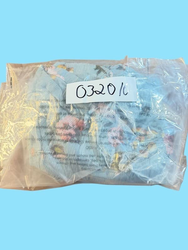 Jolt Floral High-Waist Paperbag Shorts with Tie Belt Sm - Thumbnail 6