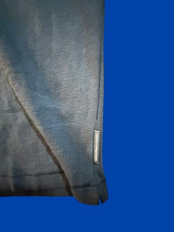 French Connection Men's Black Micro Ottoman Button Polo Shirt NWT Size L - Thumbnail 11