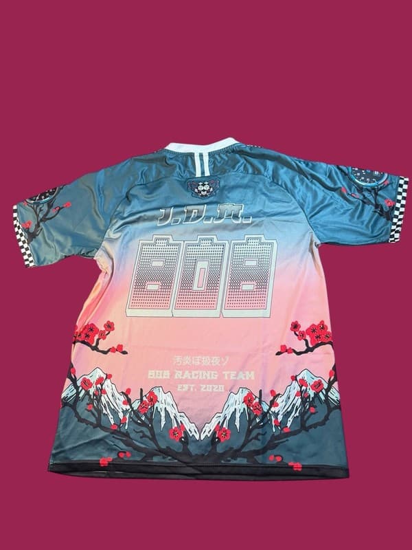 808 Exclusives JDM Racing Team Cherry Blossom 240SX Drift Jersey XL - Thumbnail 2