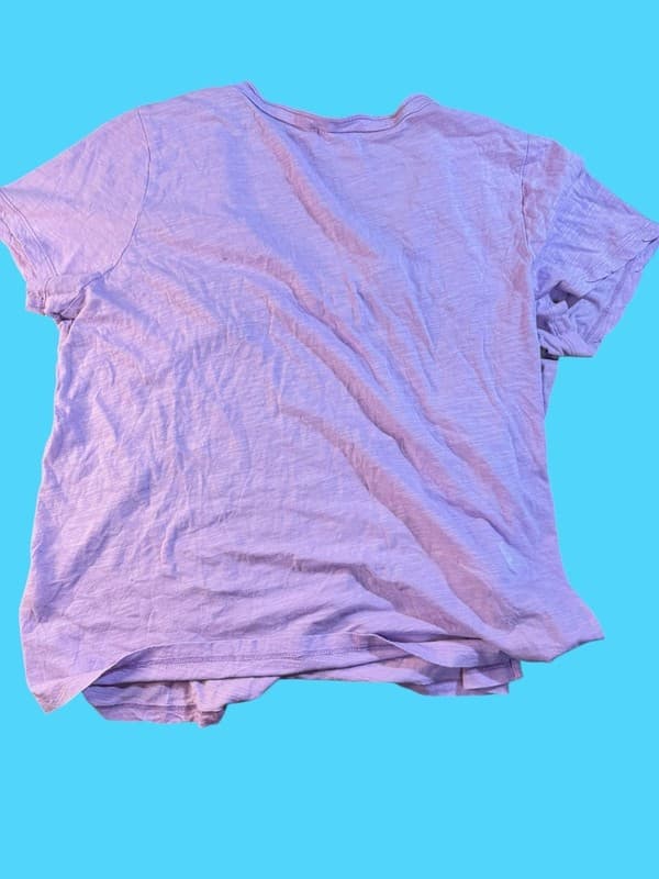 Caslon L V neck T shirt - Thumbnail 4