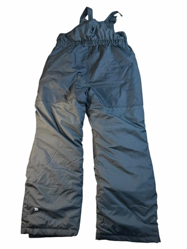 NWT Kids' All in Motion Solid Black Snow Bibs Water Resistant Large Plus 14W/16W - Thumbnail 2