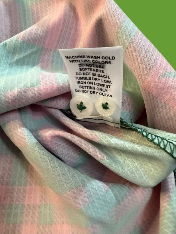 Magellan Outdoors Women's Fish Gear Plaid Christmas Animal Print Shirt Dress XXL - Thumbnail 7