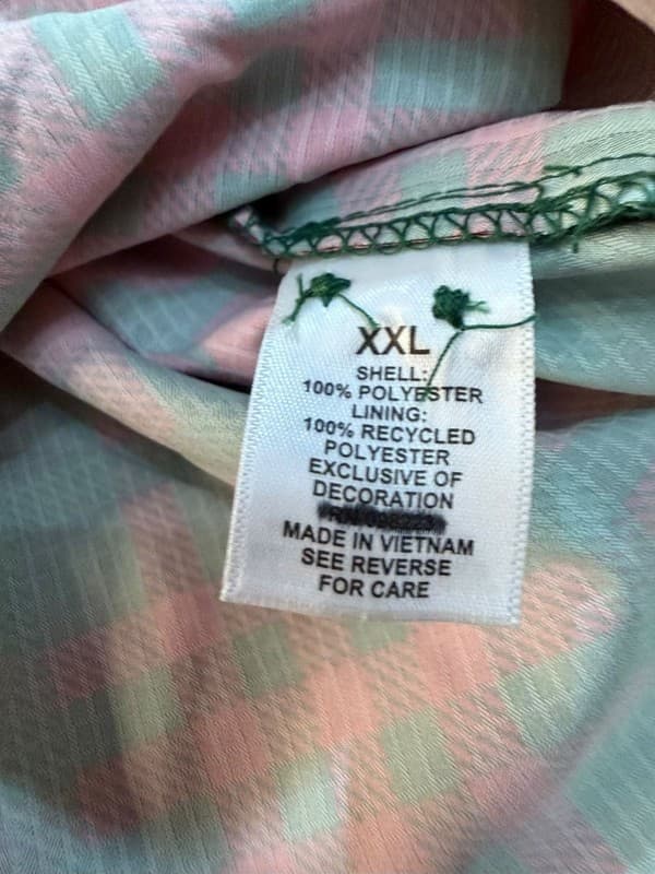 Magellan Outdoors Women's Fish Gear Plaid Christmas Animal Print Shirt Dress XXL - Thumbnail 2