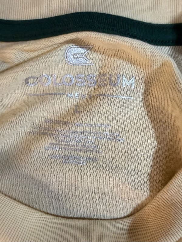 NWT Colosseum NCAA South Florida USF Bulls Men's Tan Long Sleeve T-Shirt L - Thumbnail 5