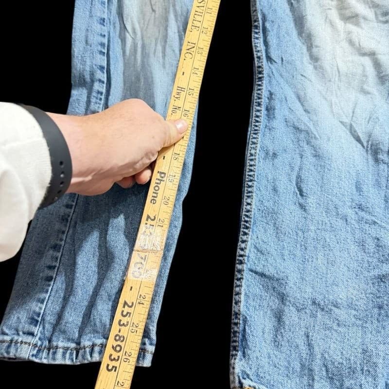 Vintage Levi’s 514 Men’s Jeans W34 L30 Blue Denim - Thumbnail 5