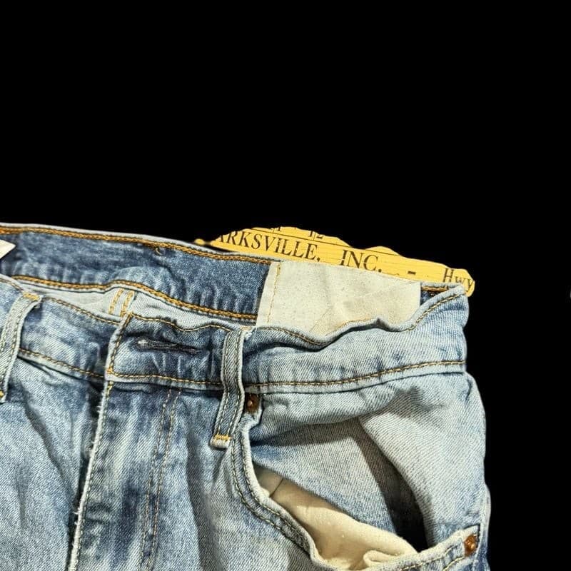 Vintage Levi’s 514 Men’s Jeans W34 L30 Blue Denim - Thumbnail 4