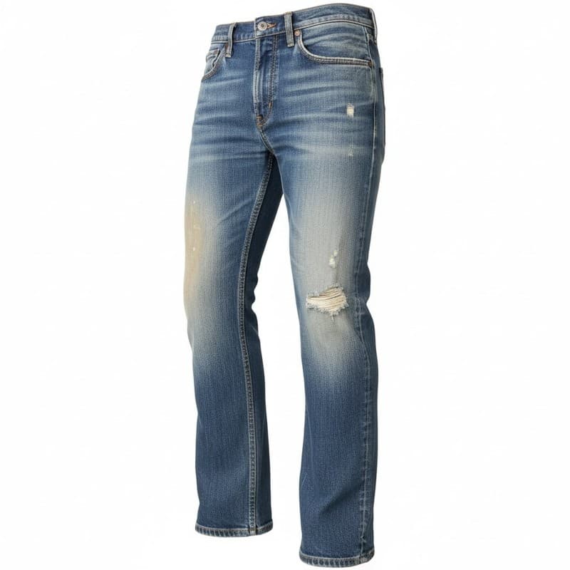 Levi’s 501 Original Fit Jeans W31 Distressed Faded Button Fly Workwear - Thumbnail 2