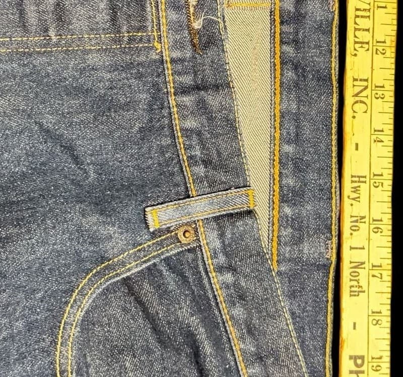 Levi’s 501 Indigo Button Fly Jeans Men’s 48x32 Like unused - Thumbnail 5