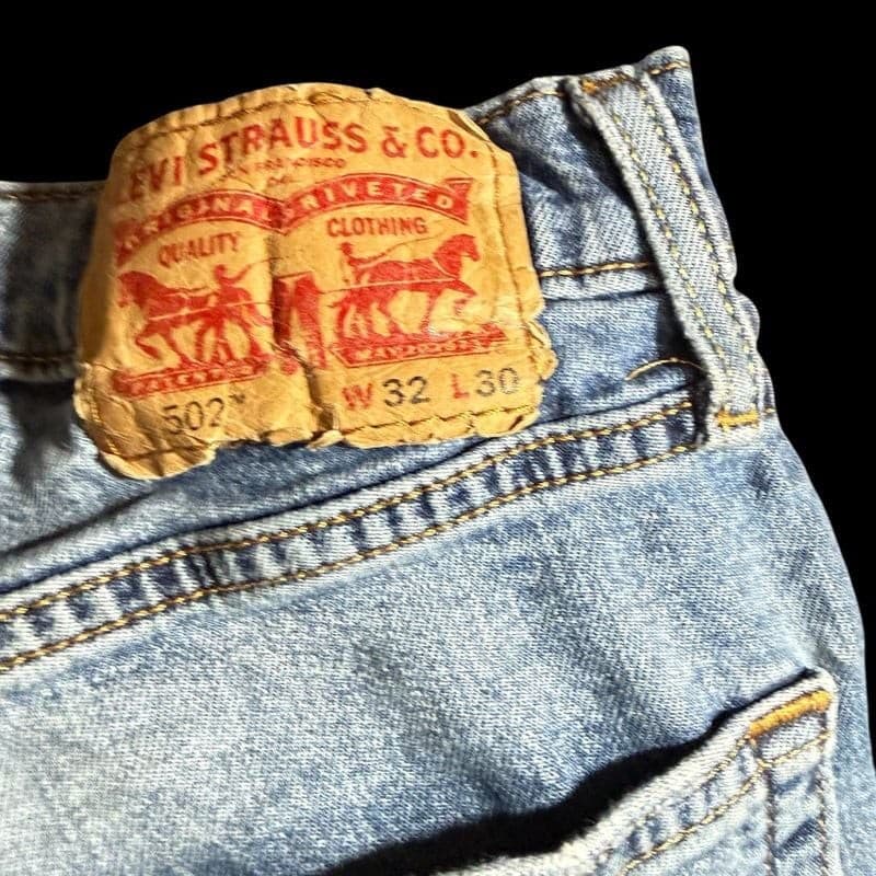 Vintage Levi’s 514 Men’s Jeans W34 L30 Blue Denim - Thumbnail 7