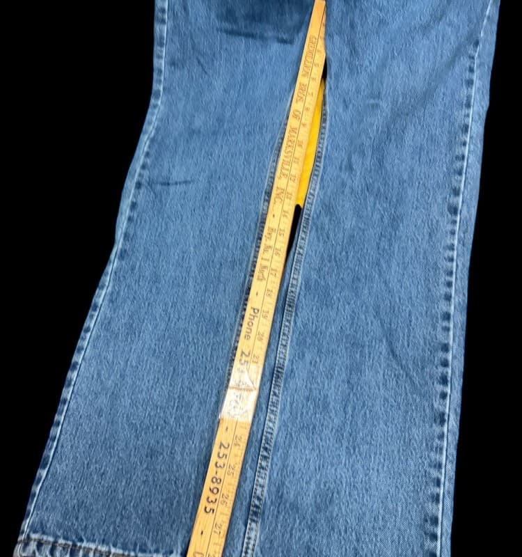 Levi’s 505 Men’s Jeans 32x32 Blue Regular Fit Straight Leg Denim - Thumbnail 5