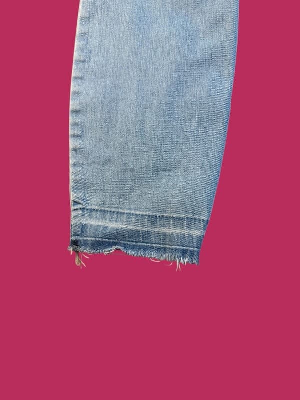 a.n.a Floral Rose Embroidered Skinny Ankle Jeans Size 28/6 - Thumbnail 7