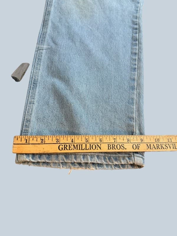 Vintage Wrangler Riggs Workwear DuraShield Carpenter Jeans 40x32 - Thumbnail 13