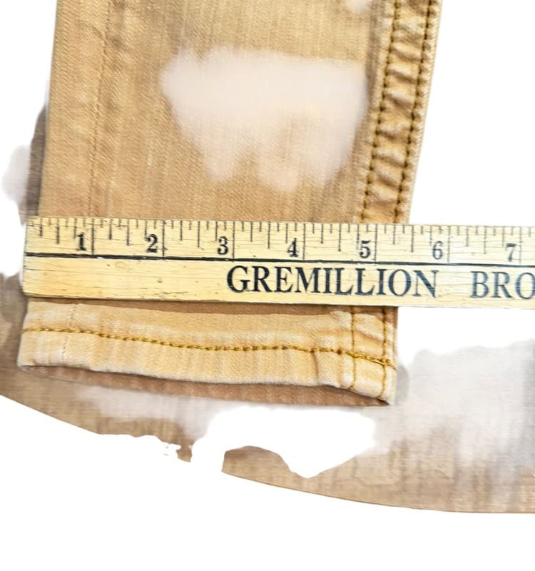 Miss Me Signature Rise Skinny Jeans Mustard Yellow Womens Size 27 TW57551 - Thumbnail 10