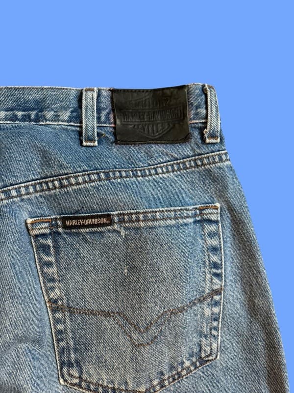 Harley-Davidson Genuine Motorclothes Jeans 38x36 Medium Wash Denim - Thumbnail 10