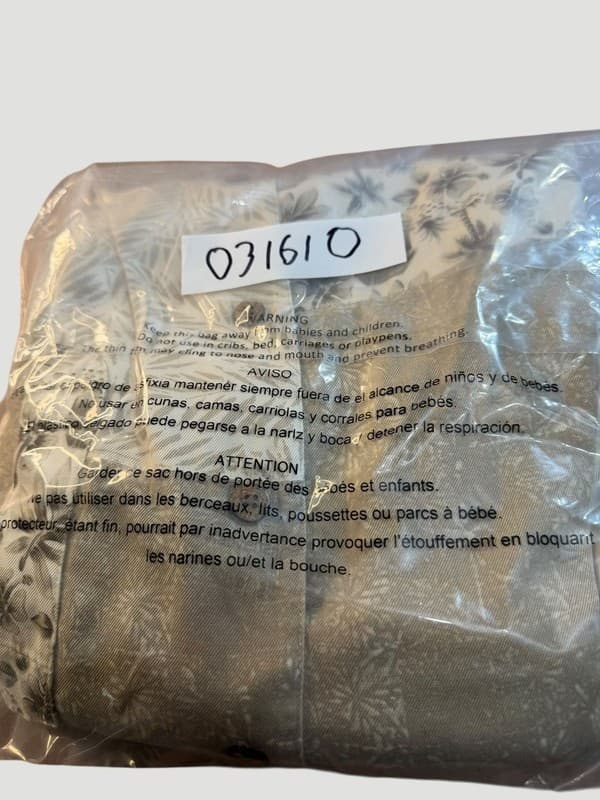 Caribbean Mens XL Silk Blend Patchwork Tropical Hawaiian Aloha Button Down Shirt - Thumbnail 5