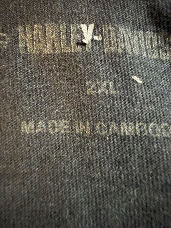 Harley-Davidson Men's Combustion Short Sleeve 3-Button Henley T-Shirt 2XL - Thumbnail 4