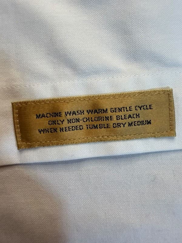 Roundtree & Yorke Gold Label White Non-Iron Cotton Fitted Dress Shirt 17.5 33 - Thumbnail 5