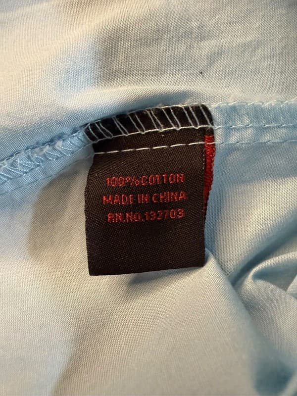 Los Altos Men's Light Blue 100% Cotton Pearl Snap Western Shirt Size L - Thumbnail 3