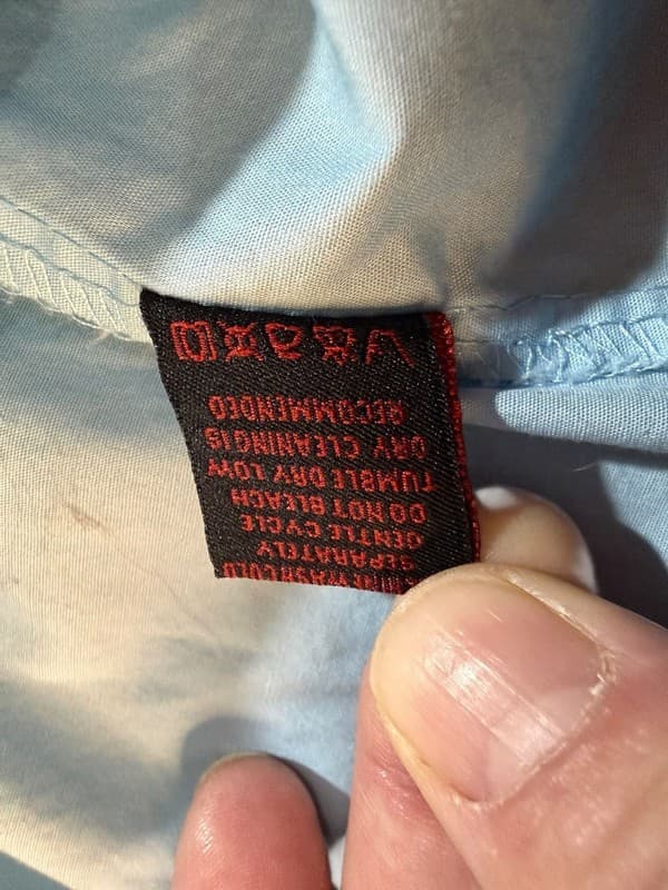 Los Altos Men's Light Blue 100% Cotton Pearl Snap Western Shirt Size L - Thumbnail 4