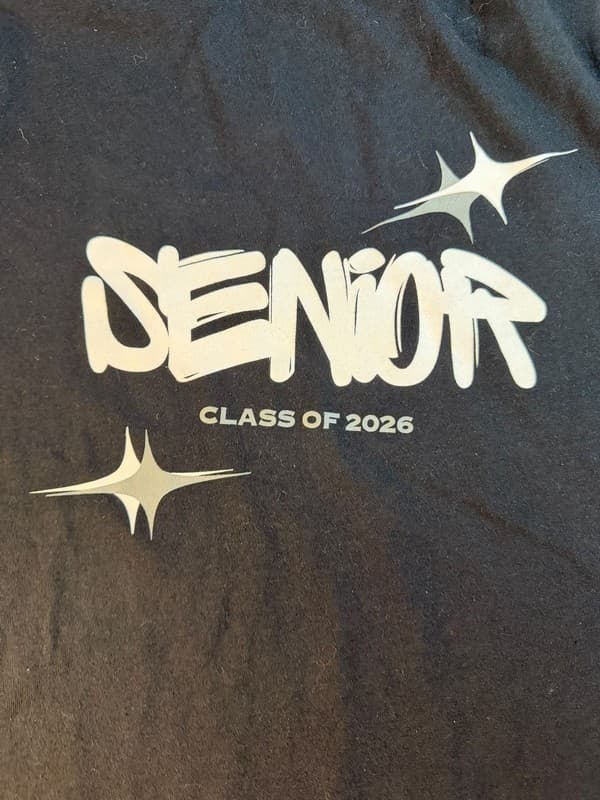 Jostens Class of 2026 Senior T-Shirt Black Size Small - Thumbnail 3