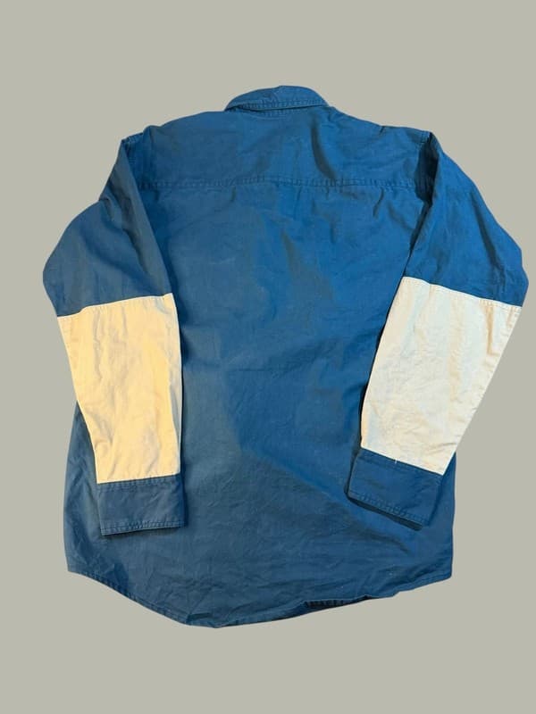 Bob Allen High Prairie Long Sleeve Shooting Shirt - Navy/Tan Medium - Thumbnail 2