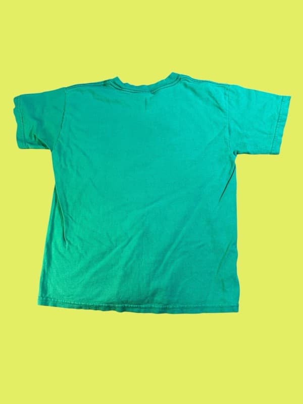 Vintage John Deere Logo Youth Small Green Graphic T-Shirt Gildan Ultra Cotton - Thumbnail 2