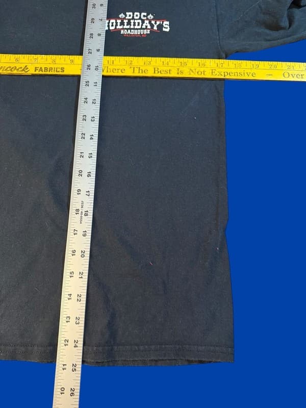 Doc Holliday's Roadhouse Williston ND Staff Long Sleeve Graphic T-Shirt Small - Thumbnail 8