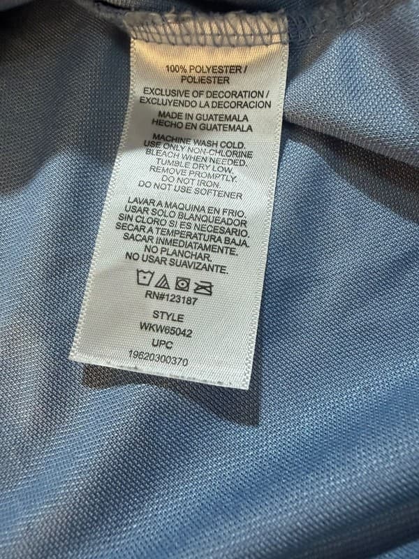 Wrangler Workwear Men's Short Sleeve Performance Pocket T-Shirt Blue 2XL - Thumbnail 4