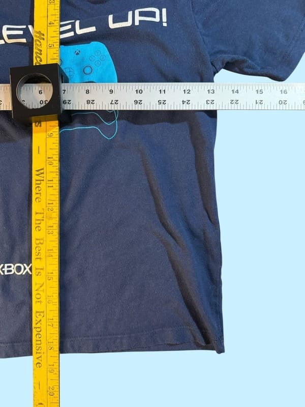 Xbox Boys Level Up Controller Graphic T-Shirt Blue Size M 8 - Thumbnail 6