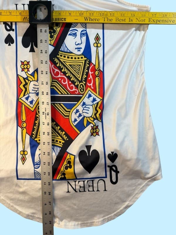 SHEIN Queen of Spades Playing Card Graphic Racerback Tank Dress - Thumbnail 5